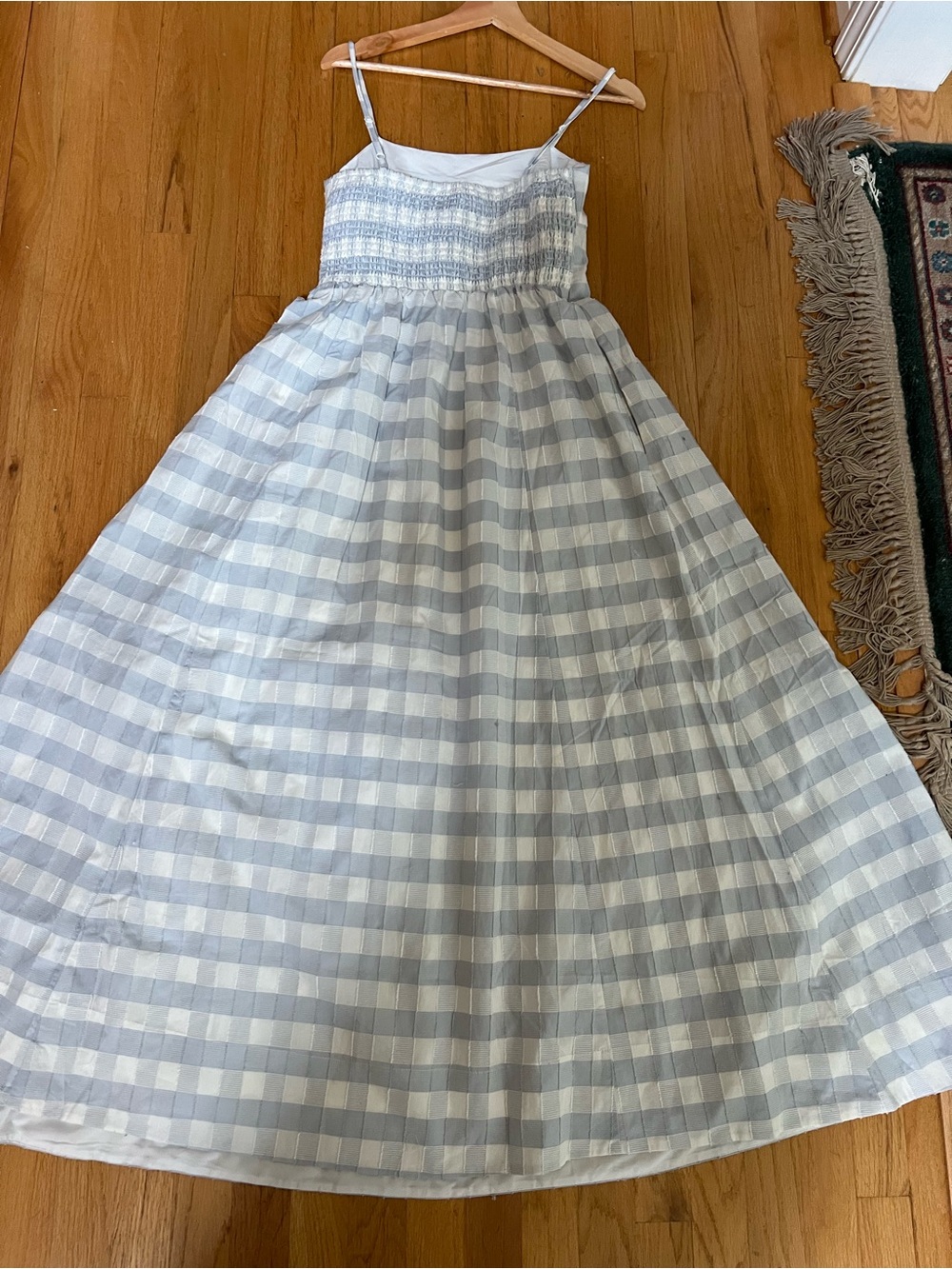 Caroline Constas Blue and White Gingham Sundress - Picture 2 of 8